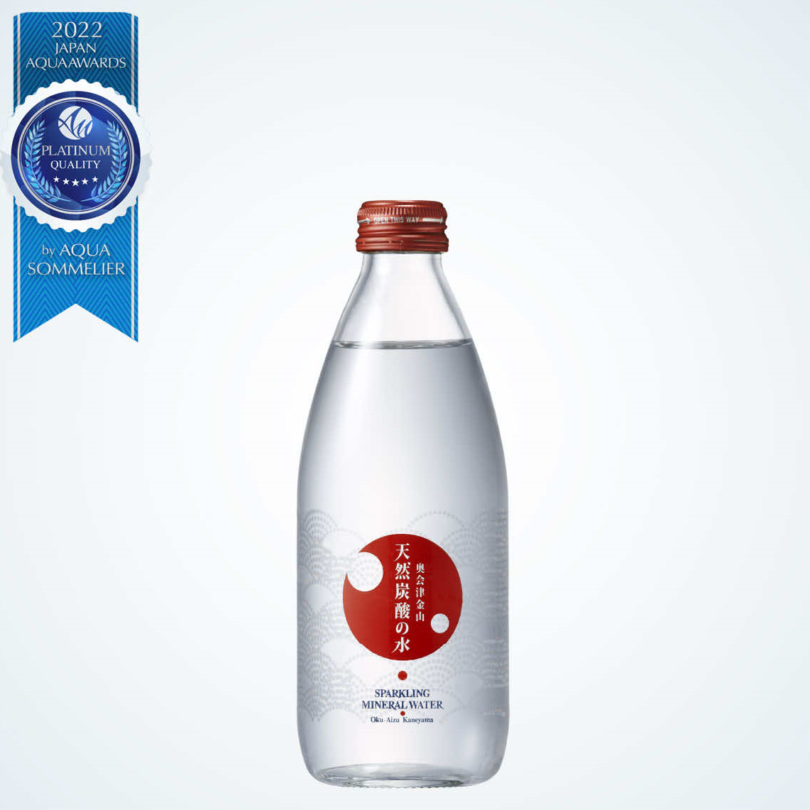 Natural Carbonated Water 330ml 24 bottles